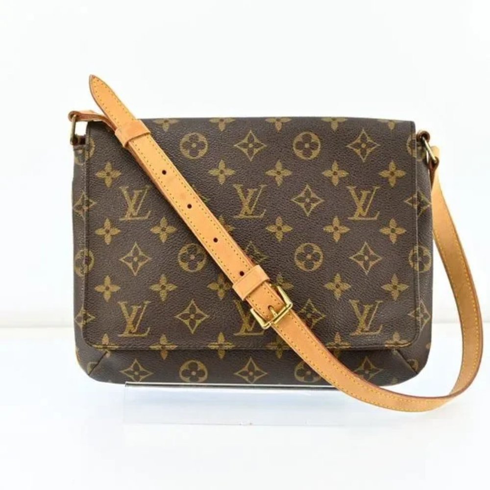Authentic Louis Vuitton Monogram Musette Tango Shoulder Bag